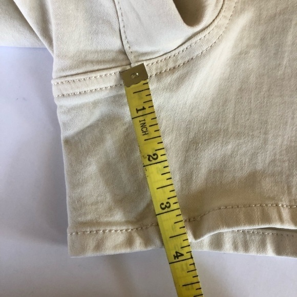 Isabel Maternity by Ingrid & Isabel Side Panel Midi Maternity Jean Shorts Sz 12 - Picture 9 of 12